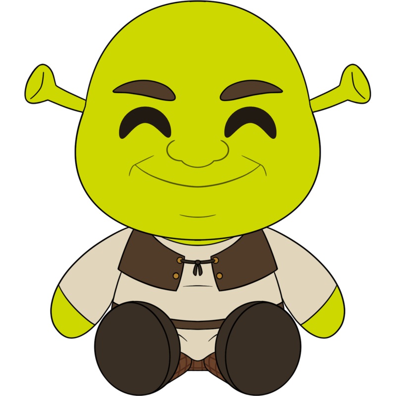 Shrek Sit Plush (9in)
