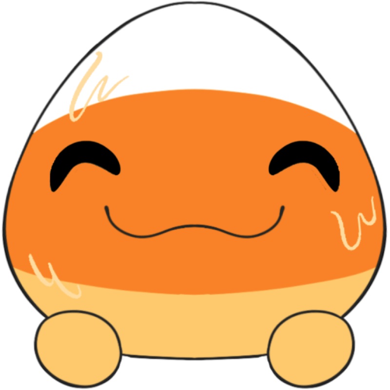 Candy Corn Slimecicle Stickie (6in)