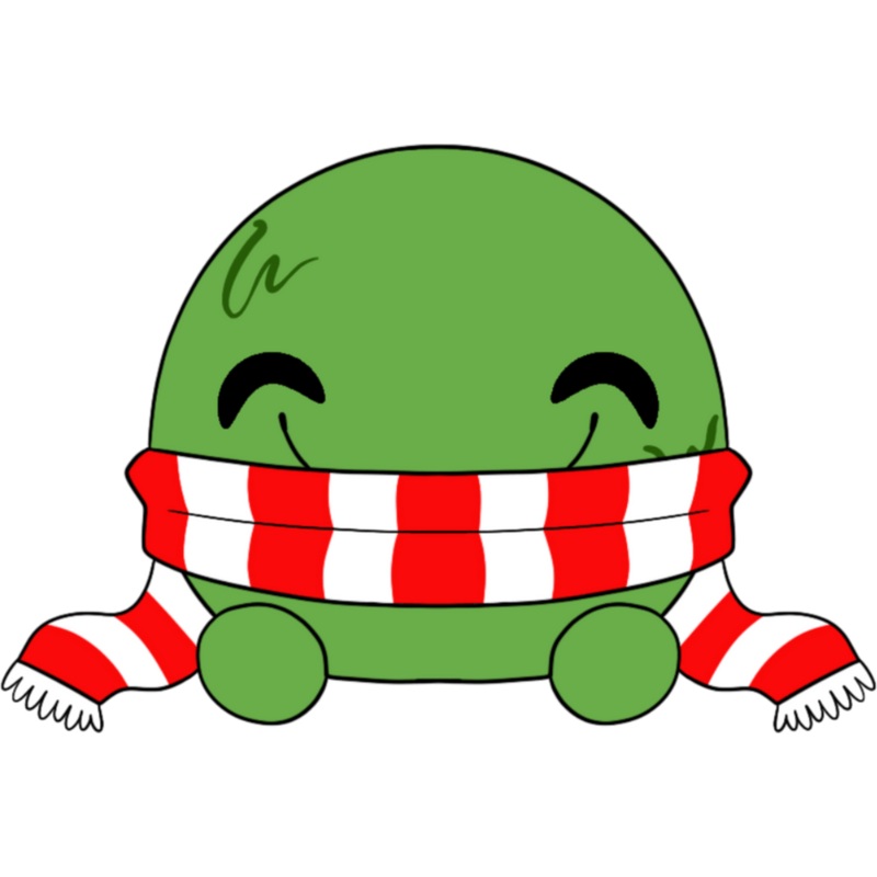 Cozy Slimecicle Stickie (6in)