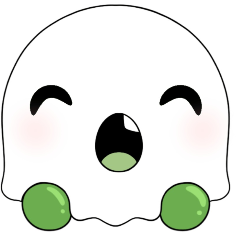 Ghost Slimecicle Stickie (6in)