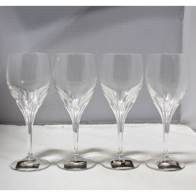 Lot of 4: Noritake Goblet Turning Point Glasses