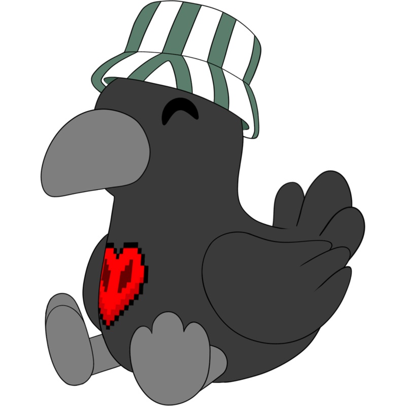 Ph1LzA Crow Plush (9in)