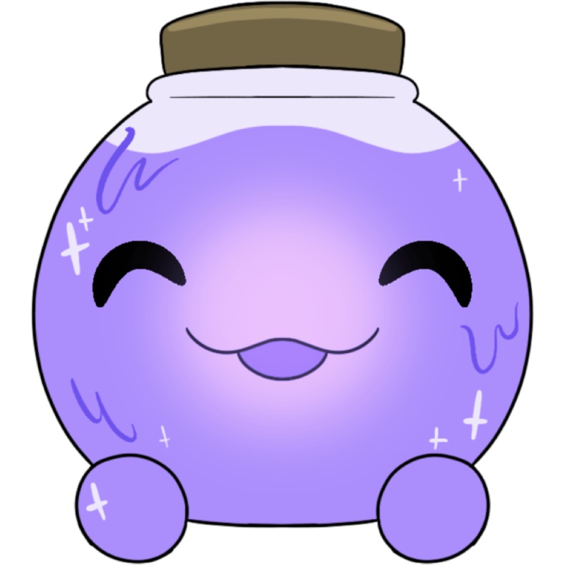 Potion Slimecicle Stickie (6in)