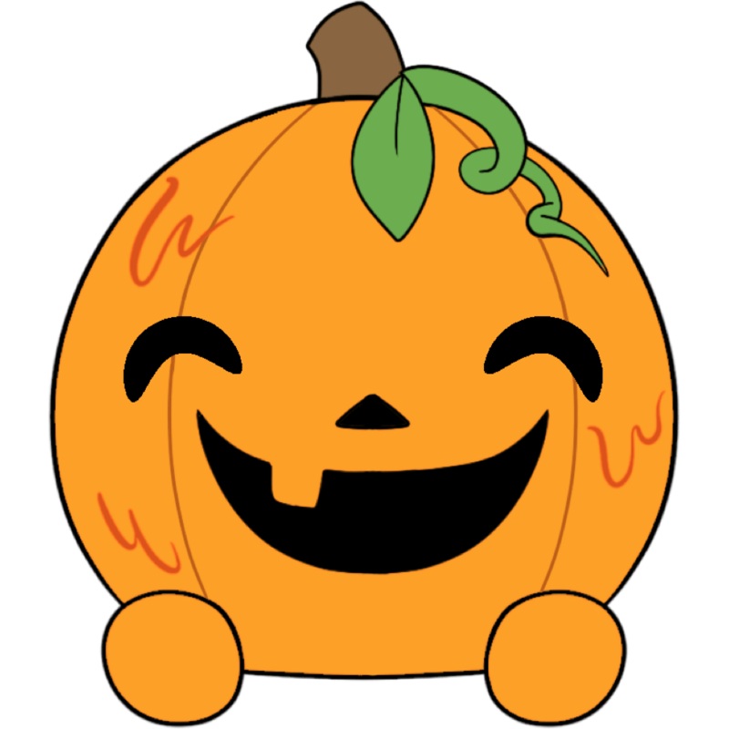 Pumpkin Slimecicle Stickie (6in)