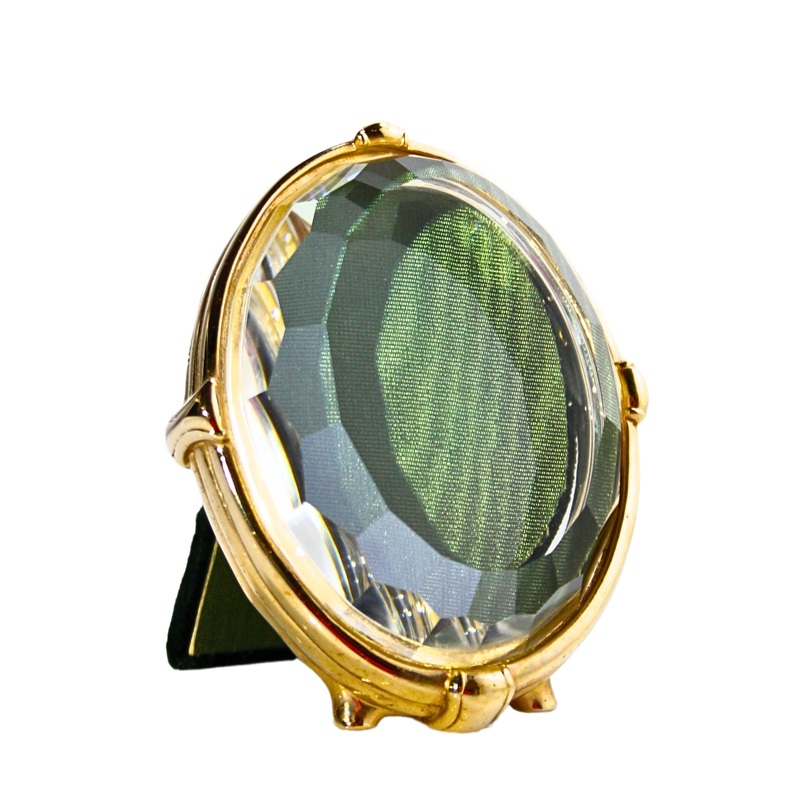 Swarovski Crystal: 7505NR75G Oval Picture Frame | Gold