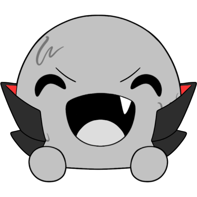 Vampire Slimecicle Stickie (6in)