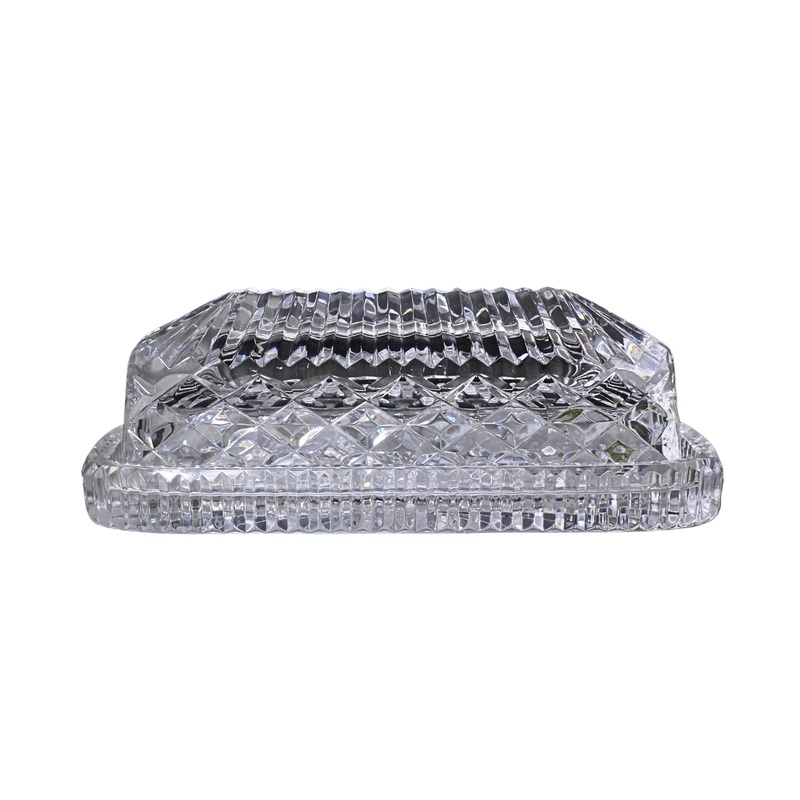 Waterford Crystal: Butter Dishes 1/4lb Covered Butter Dish, 7.25"