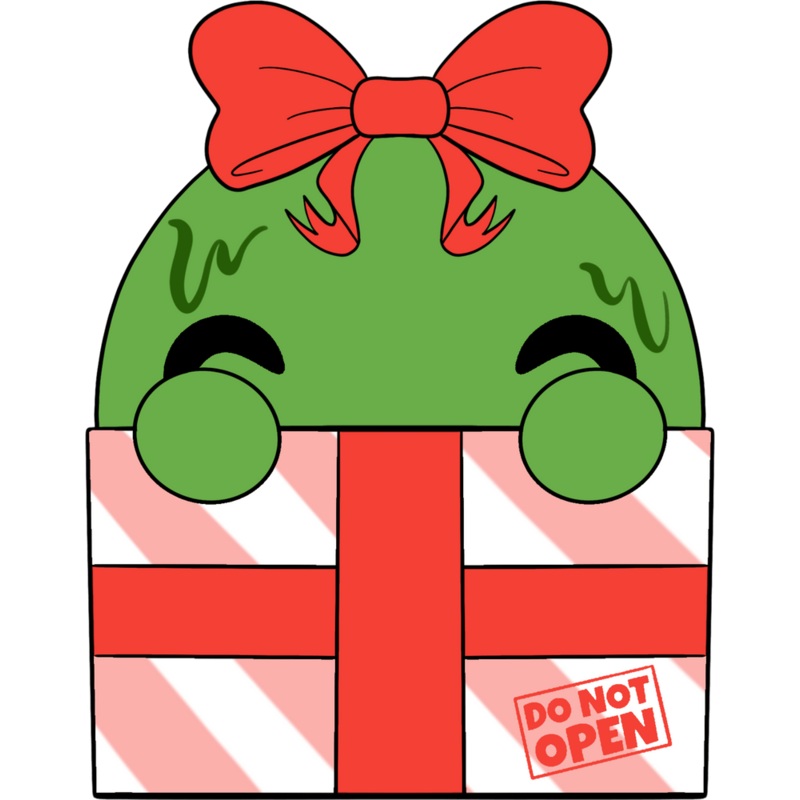 Wrapped Slimecicle Stickie (6in)