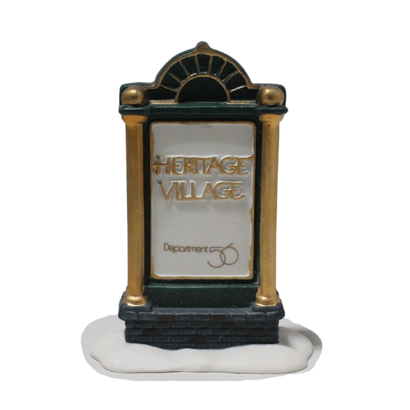 Department 56: 99538 Heritage Village Sign