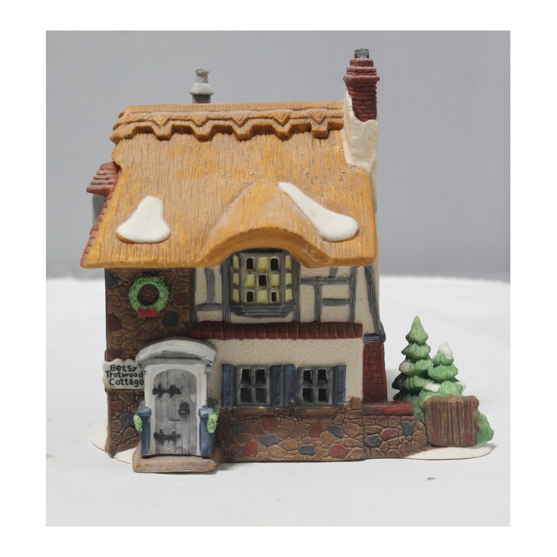 Department 56 | Betsy Trotwood's Cottage | chimney has been repaired