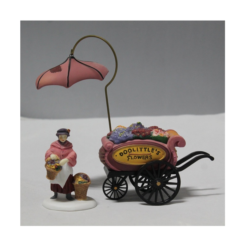 Department 56 | Chelsea Market Flower Monger & Cart | Please Read
