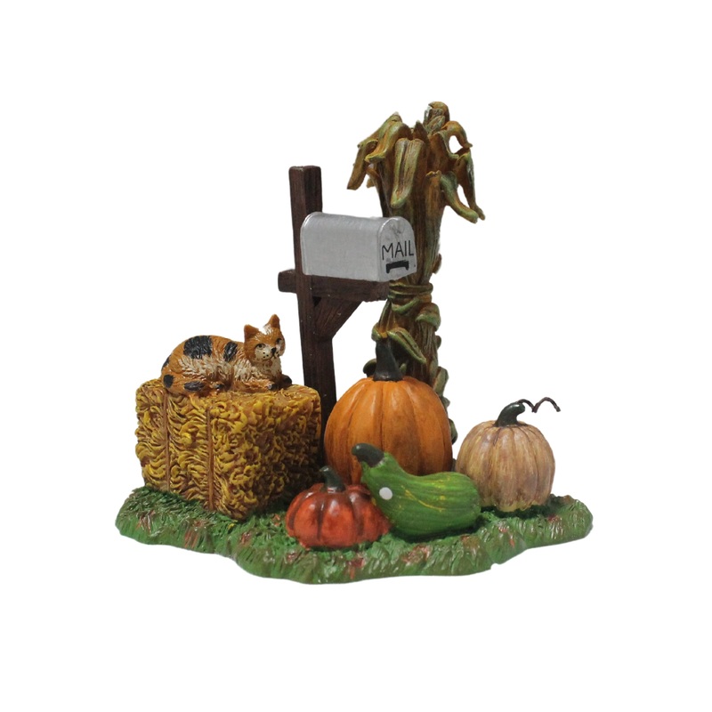 Department 56 |Snow Village | Halloween | Village Accessories - Harvest Mailbox