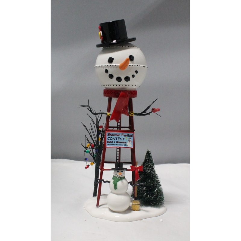 Department 56 | Snowman Watertower | As Is | Please Read