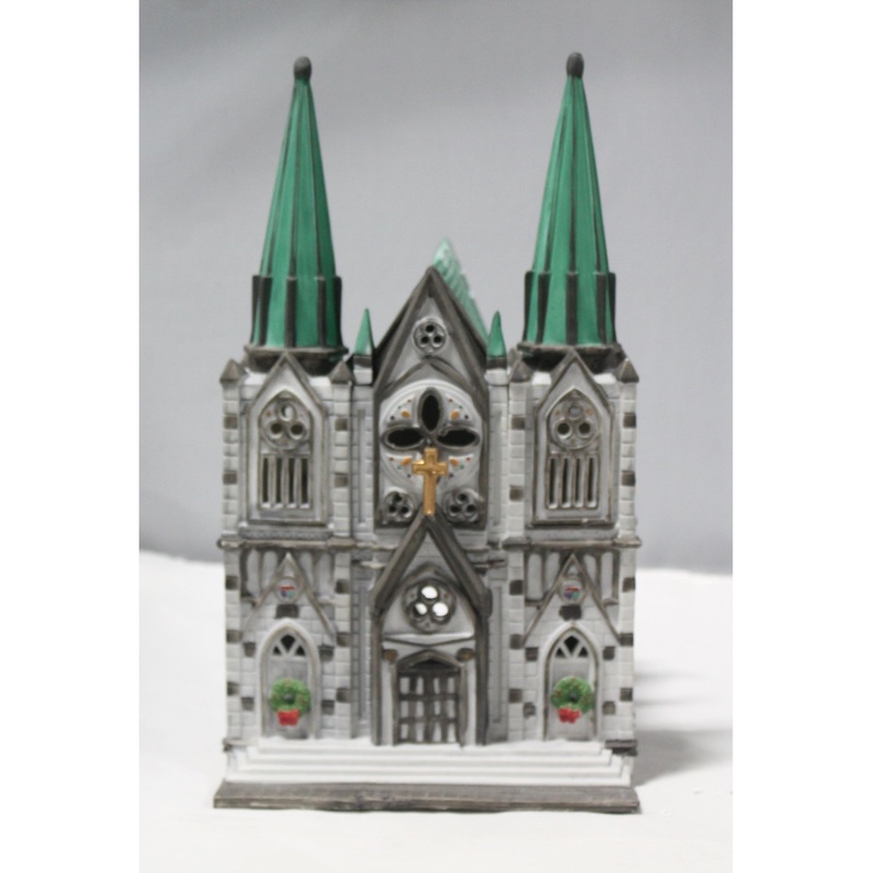 Department 56 | The Cathedral |one wall has been repaired