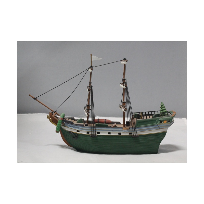 Department 56 | The Emily Louise | Set of 2 | One flag is missing
