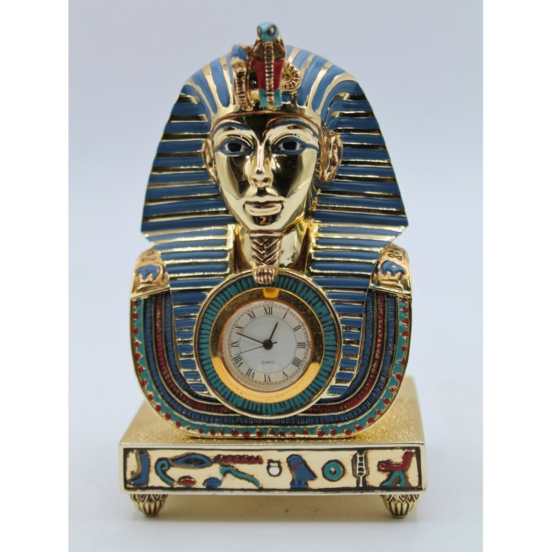 Franklin Mint | The Mask of Tutankhamun Clock | Scratches