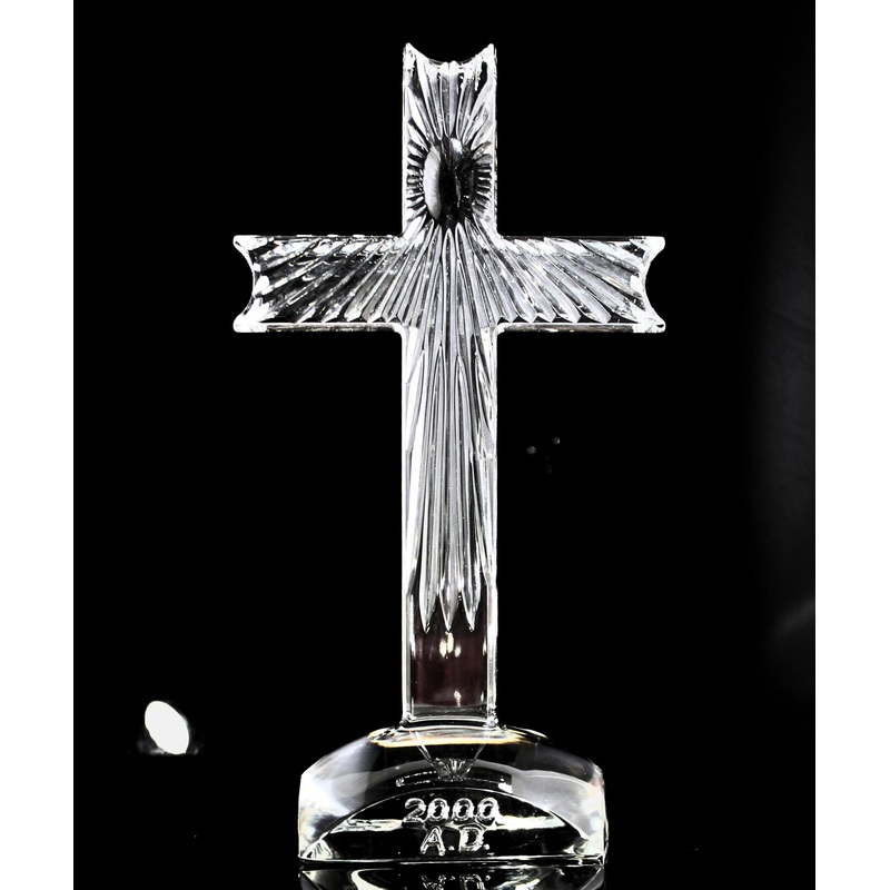 Waterford Crystal: Figurines Cross, 10"