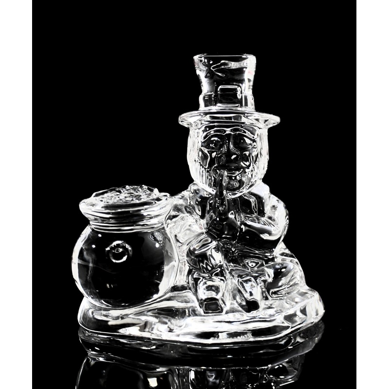 Waterford Crystal: Figurines Leprechaun With Pot Of Gold, 3.5"