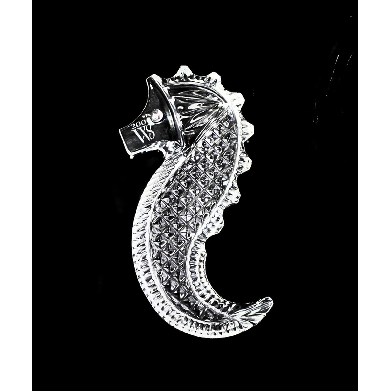 Waterford Crystal: Figurines Seahorse Paperweight, 3.5"