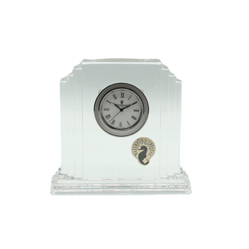 Waterford Crystal: Metropolitan Small Quartz Clock, 4"