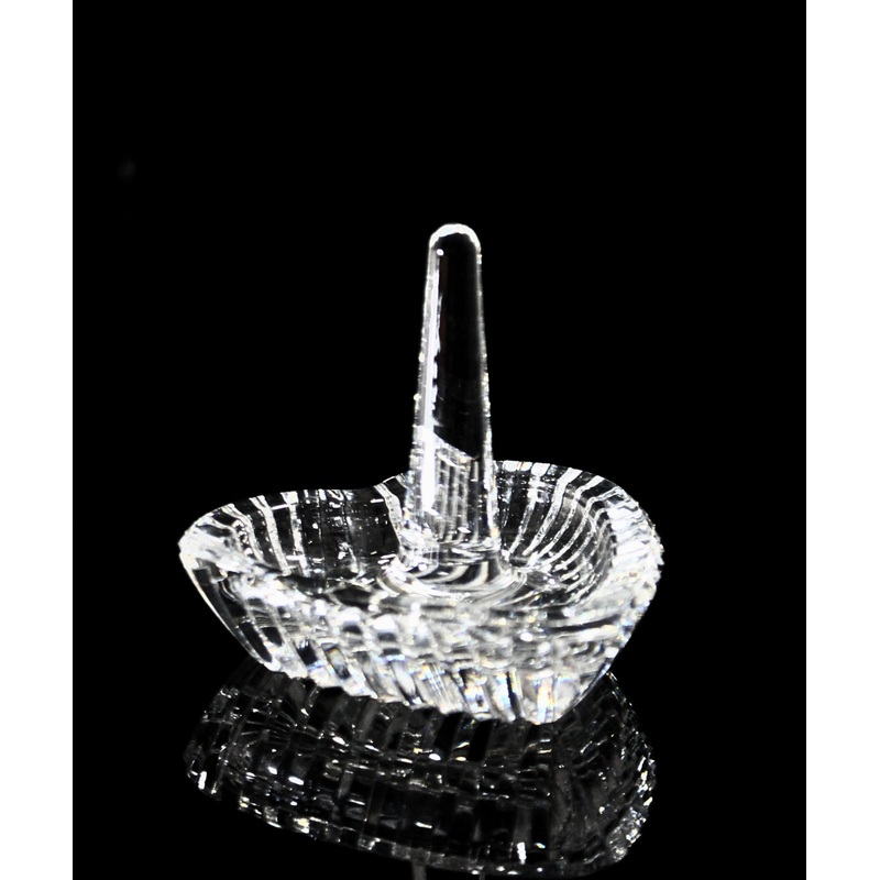 Waterford Crystal: Wedding Heirloom Ring Holder, 3"