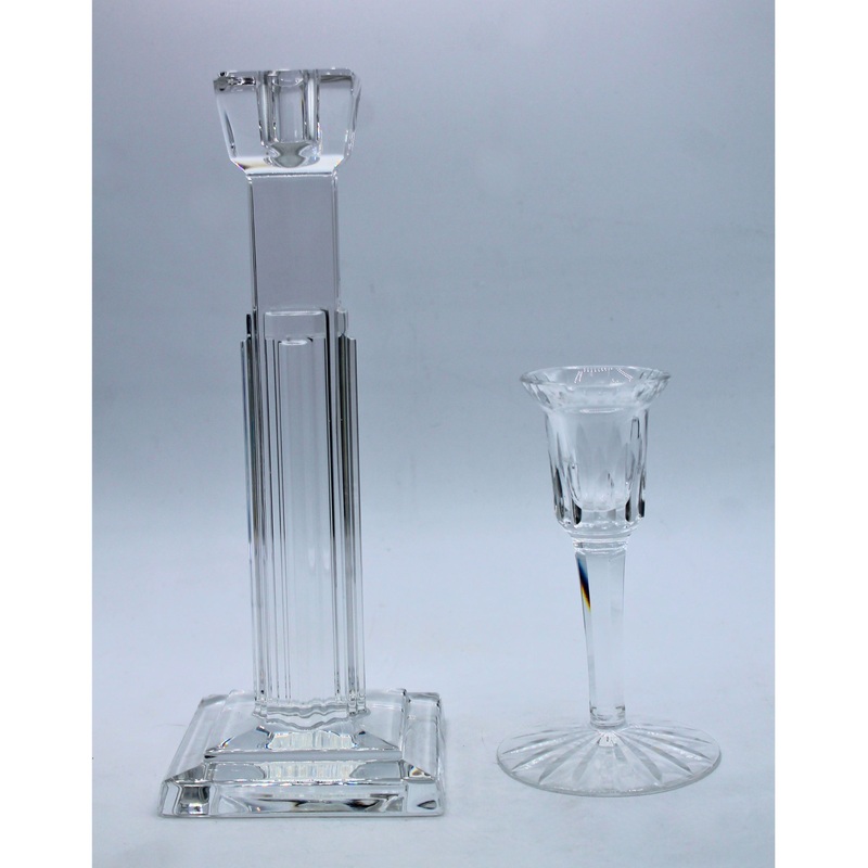 Waterford | Lot of 2: Candlesticks | Chipped
