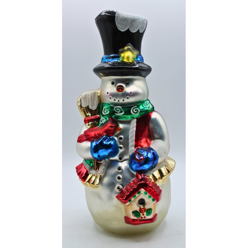 Peschka | Snowman Tree Topper | Damaged Box & Stained