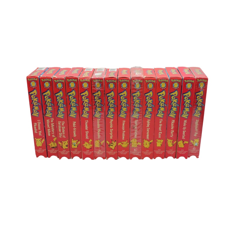 Lot of 14 Pokemon VHS tapes