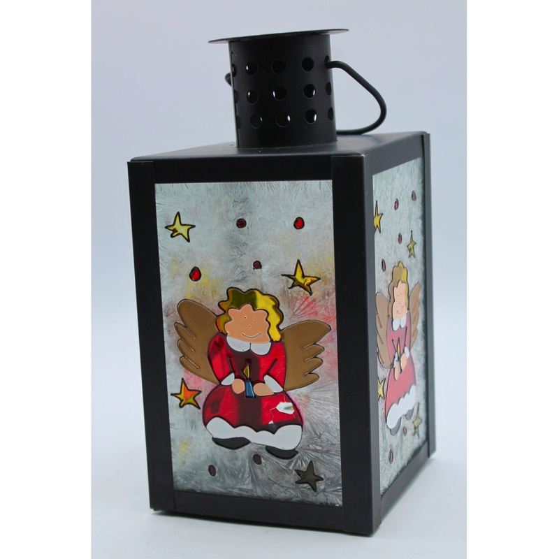 Lot of 2: Christmas Teapot & Tea Light Lantern | Non-Mint Box