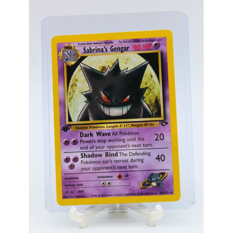 Pokemon | 1st edition Sabrina's Gengar 29/132 | No Case