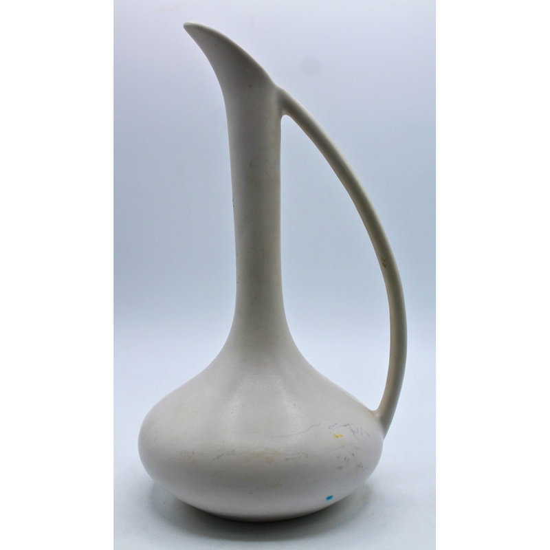 Signed Van Briggle Pitcher Vase | Stains