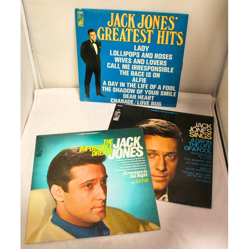 Lot of 3: Jack Jones Vinyls