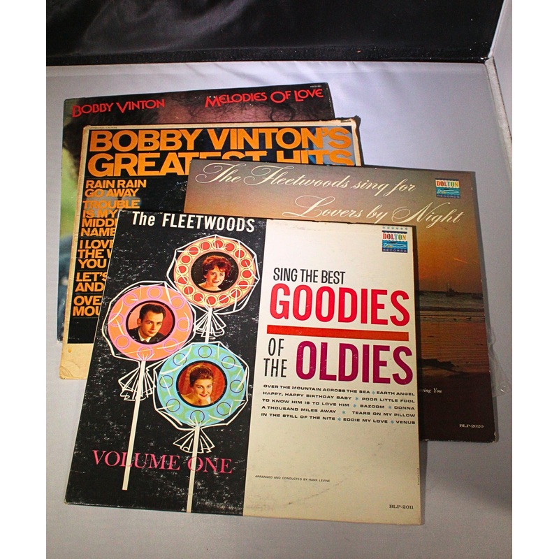 Lot of 4: The Fleetwoods and Bobby Vinton Vinyls