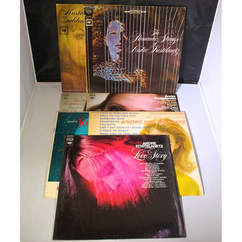 Lot of 7: Andre Kostelanetz Vinyls