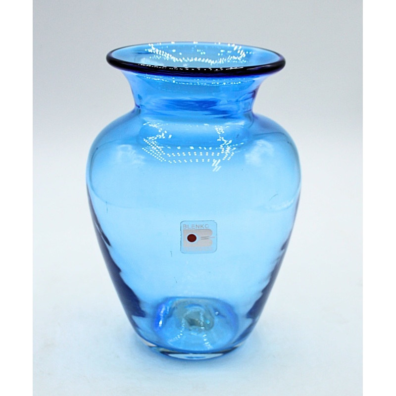 Vase (blue) - Blenko Handmade | no box