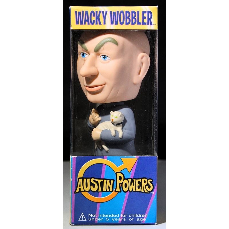 Wacky Wobbler Austin Powers, Dr. Evil bobblehead | Non-mint box