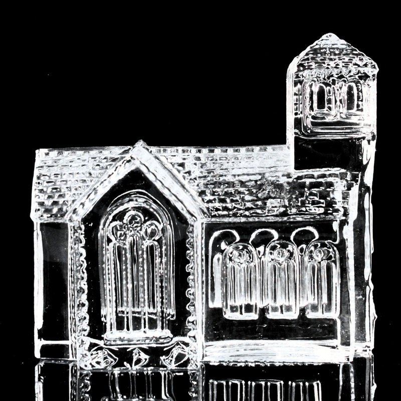 Waterford Crystal: Lismore Village Church, 4"
