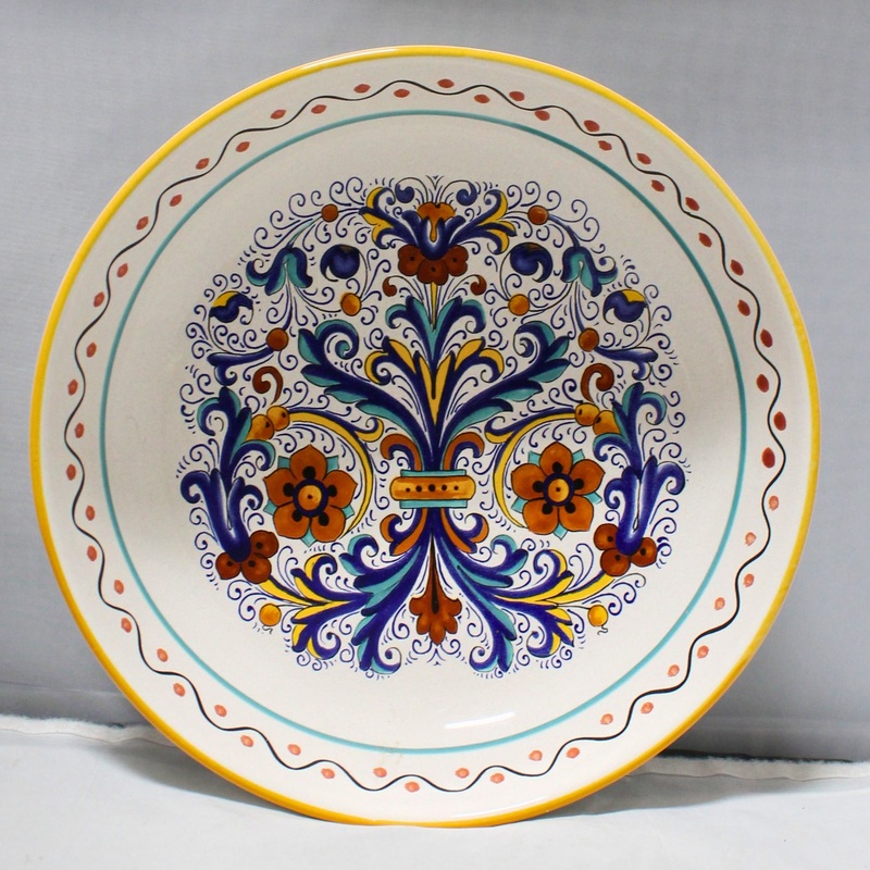 Nora Deruta Hand Painted Serving Bowl