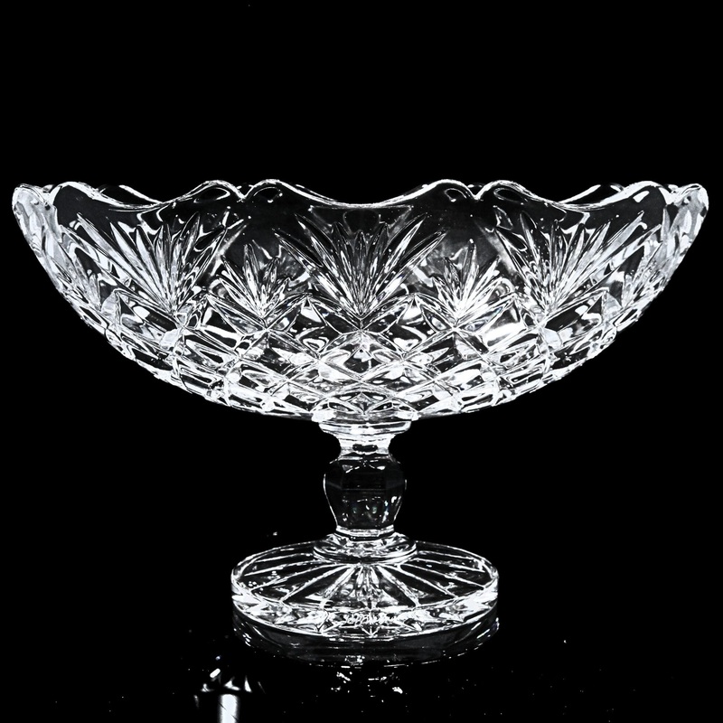 Waterford Crystal: Bowls 9"-13" Footed Boat Bowl, 10.75" | Irish Treasures