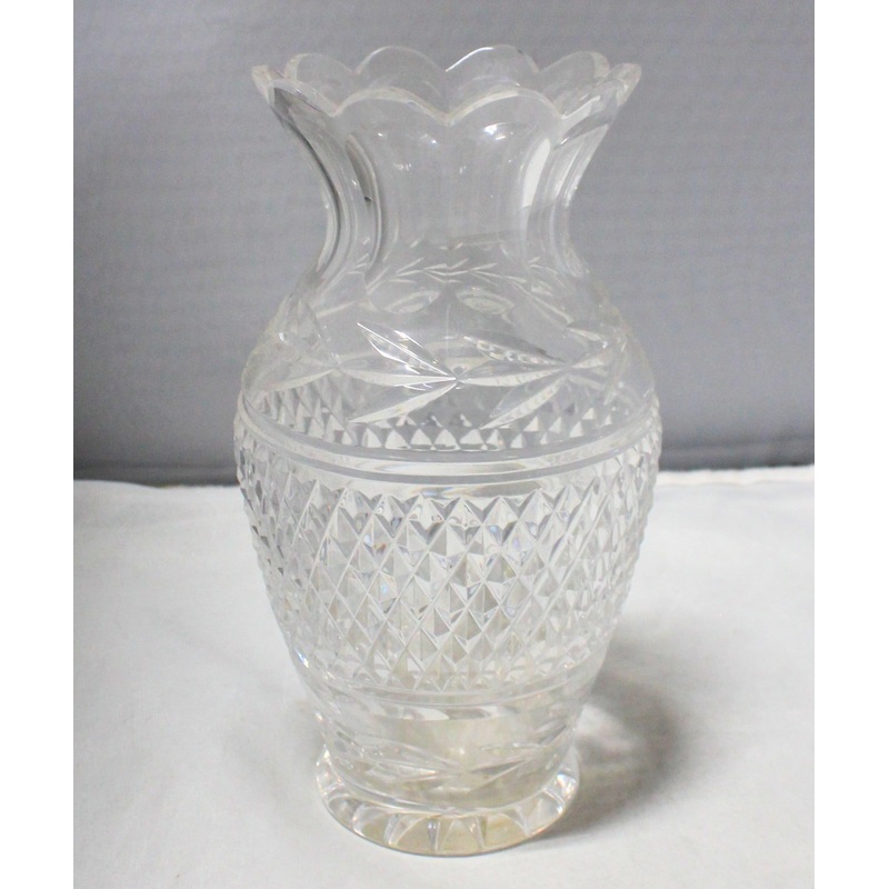 Waterford Glandor Scalloped Vase
