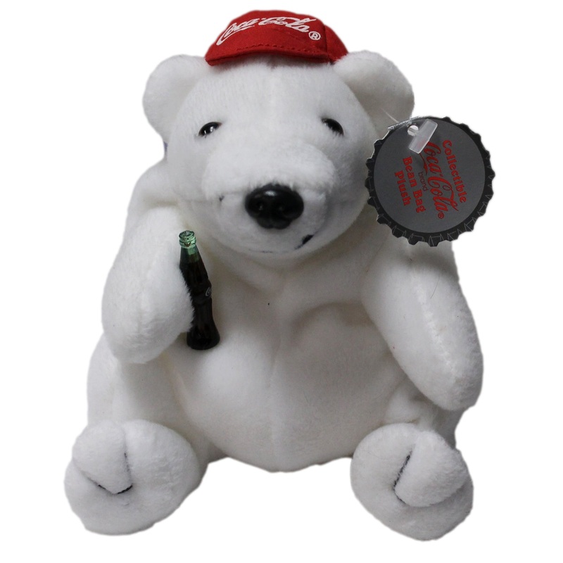 Coke Plush: Polar Bear in Baseball Cap