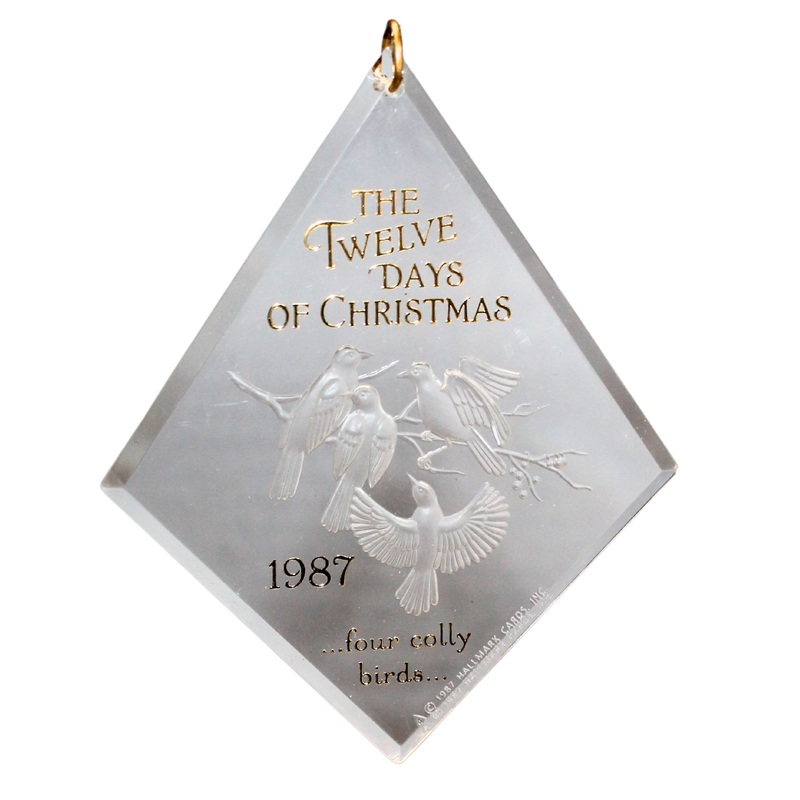 Hallmark Ornament: 1987 Four Colly Birds  | QX3709