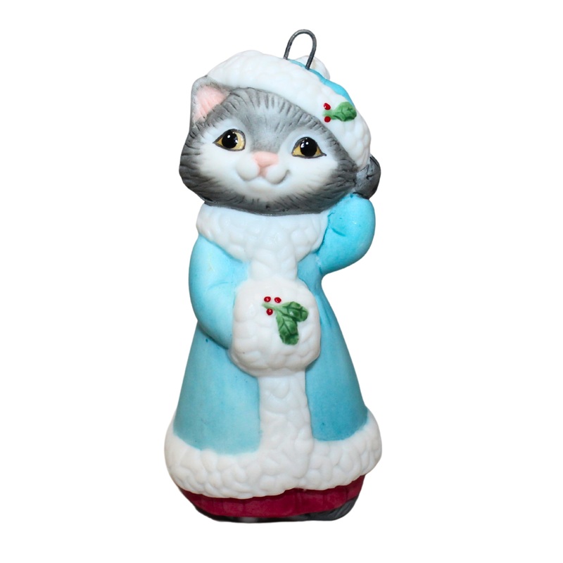 Hallmark Ornament: 1990 Christmas Kitty | QX4506