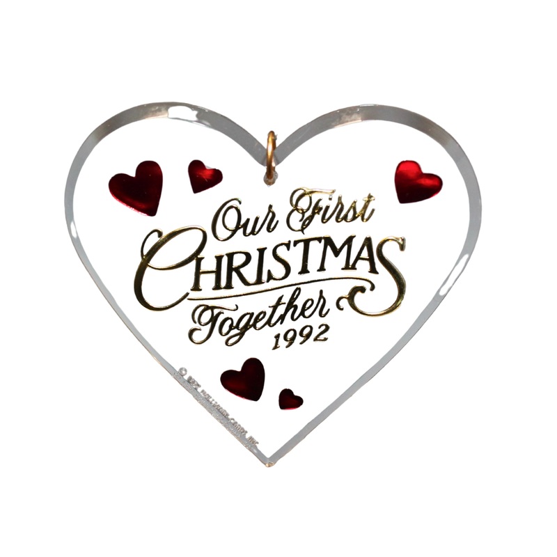 Hallmark Ornament: 1992 Our First Christmas Together  | QX3011