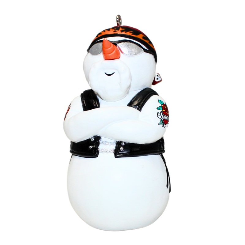 Hallmark Ornament: 2012 Snowy Rider | QXI2084 | Harley Davidson