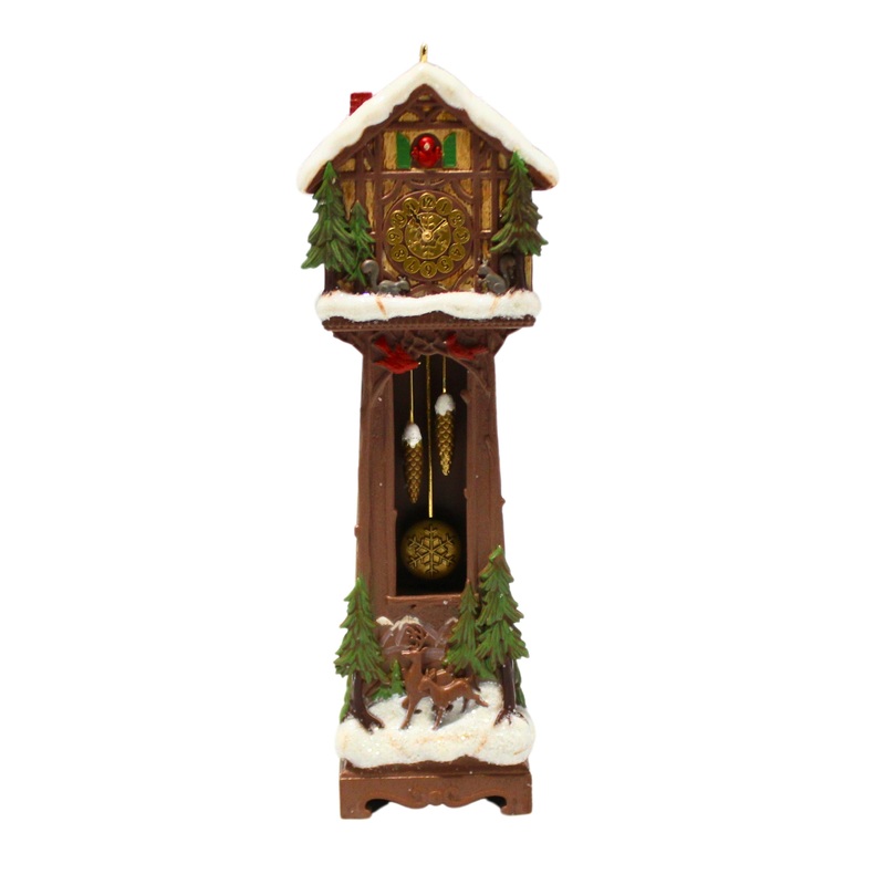 Hallmark Ornament: 2014 Santa's Grandfather Clock | QXC5077