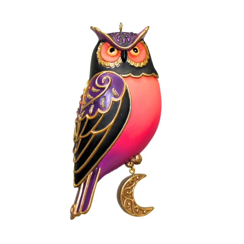 Hallmark Ornament: 2016 Happy "Owl" Oween | QF05244 | Beauty of Birds