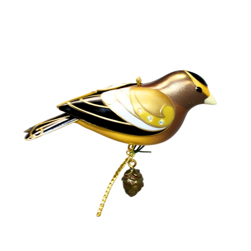 Hallmark Ornament: 2021 Evening Grosbeak | QXR9172 | Beauty of Birds