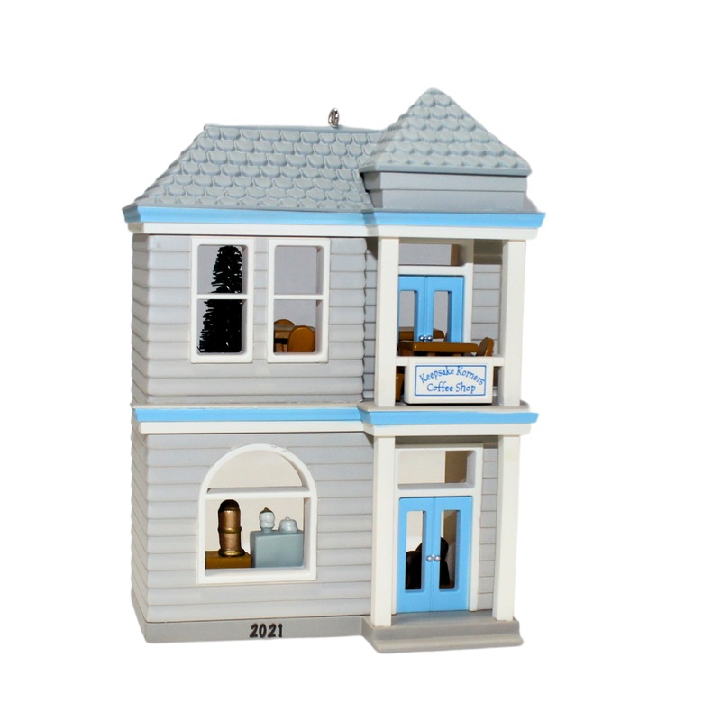 Hallmark Ornament: 2021 Keepsake Korners Coffee Shop | QXR9215