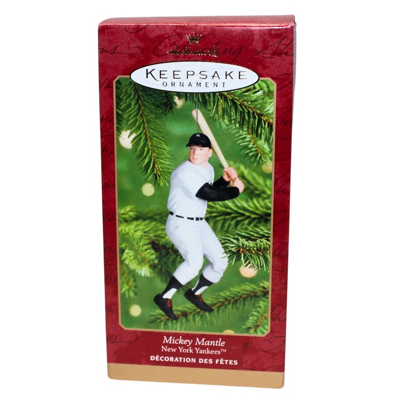 Hallmark Ornament: 2001 Mickey Mantle | QXI6804 | MLB